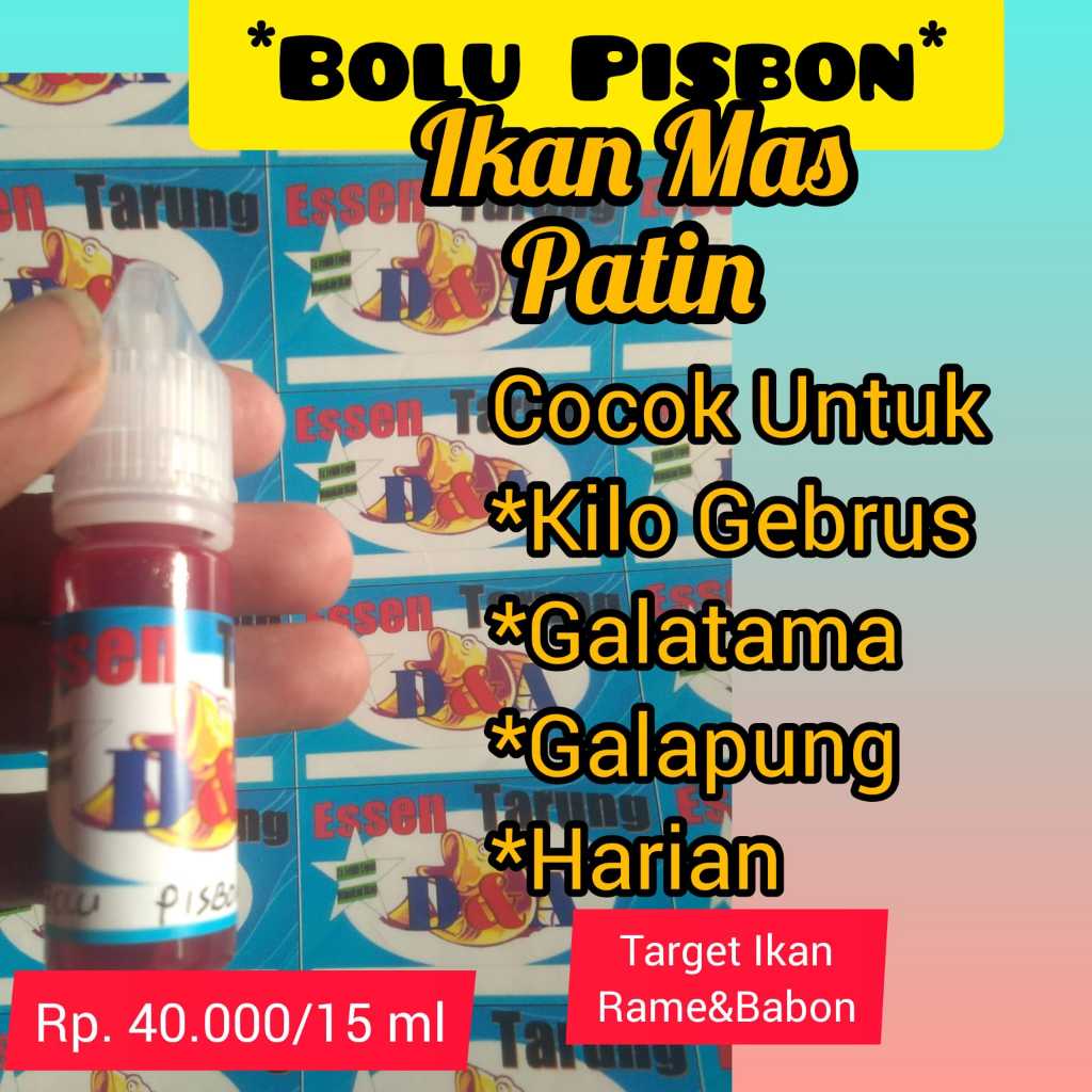 Essen Bolu Pisbon 15 Mili/Essen Tarung  Bolu Pisang Ambon/Essen Galatama /Essen Galapung /Essen Ikan