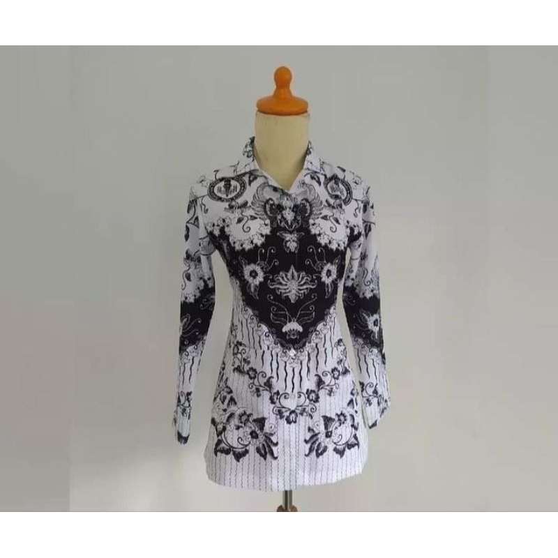 seragam PGRI wanita terbaru lapis furing