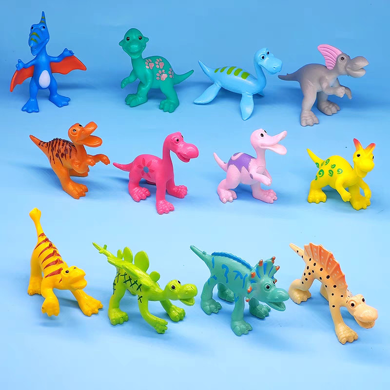MAINAN DINOSAURUS LUCU DAN HEWAN LUCU MINIATUR TOPPER KUE ULANG TAHUN