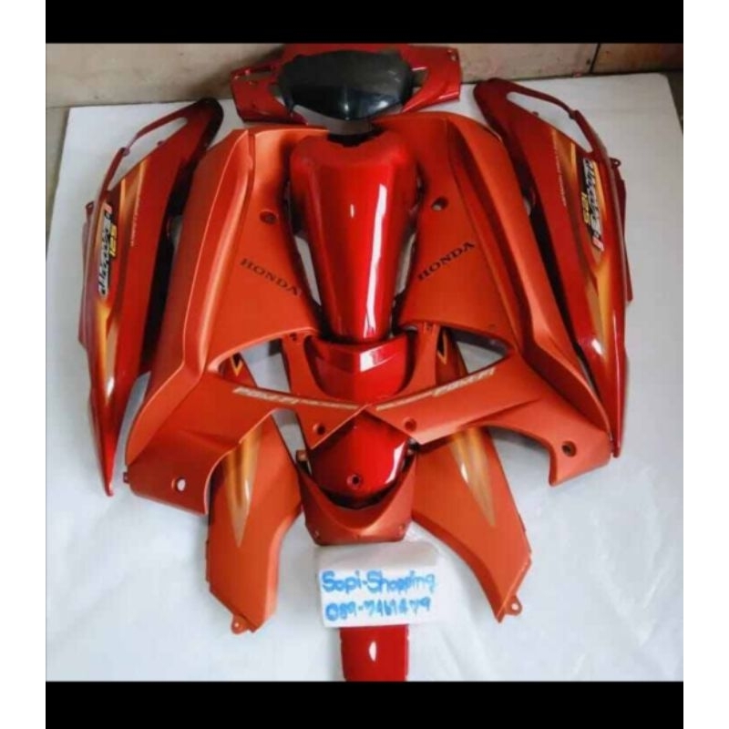 Cover Body Alus Warna Custom Motor Honda Supra X 125 Tahun 2005-2006
