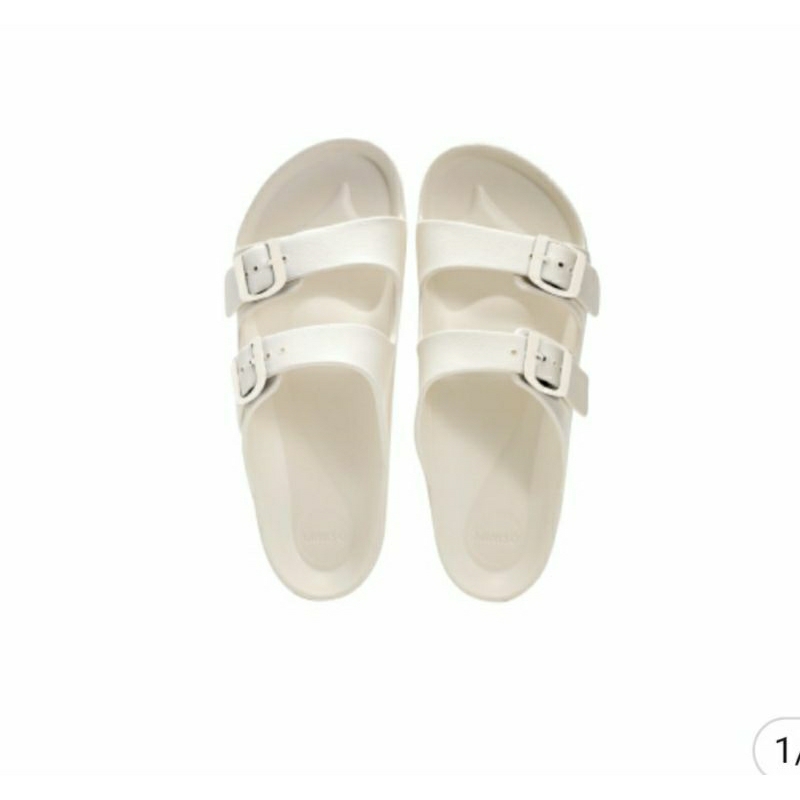 [BISA COD] MINISO ORI SANDAL KARET BAHAN EVA /  MINISO FASION TWO BAND SANDAL KARET / crocs