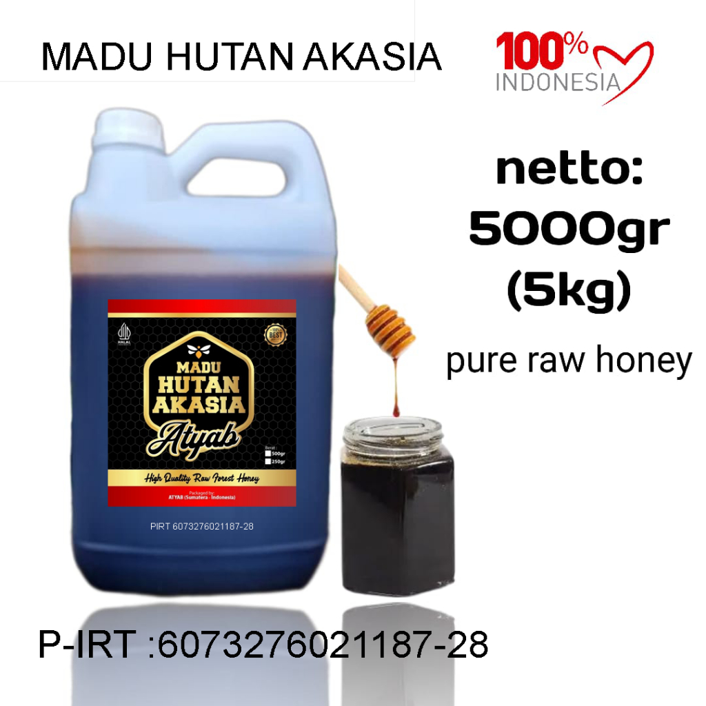 

Madu Hutan Akasia 100% raw honey madu asli Nextar Tanpa Campuran 5kg