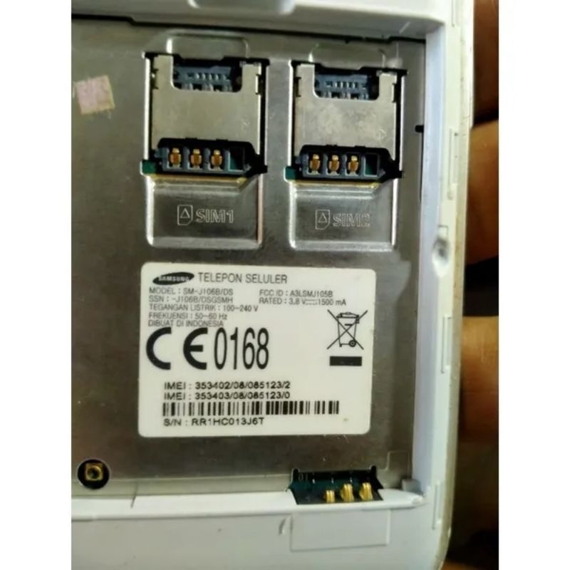 Lcd tc Hp Samsung J1 mini/v2 ORI cabutan normal