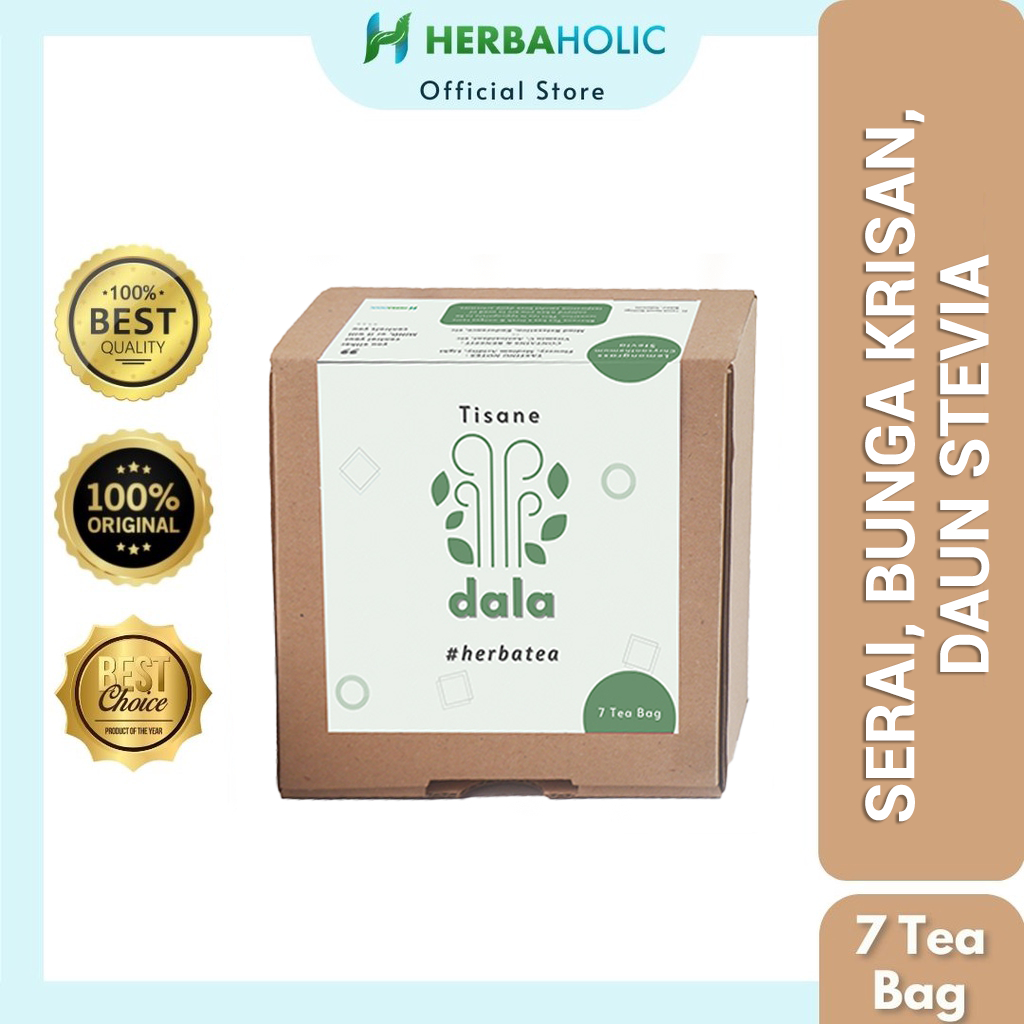 

Herbaholic.id Teh Herbal Dala Varian Box