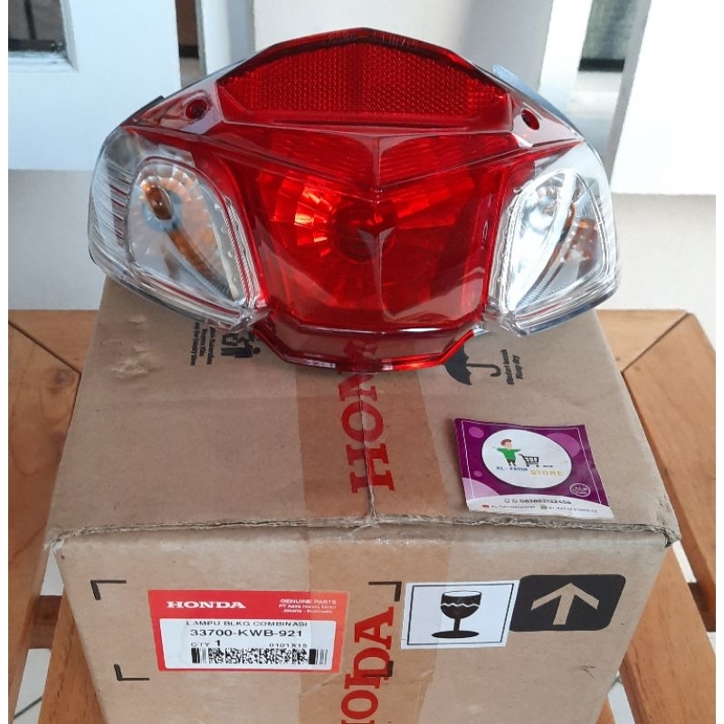 Stoplamp Assy Lampu Belakang Blade 110 Lama Old Karbu Original AHM 33700-KWB-921