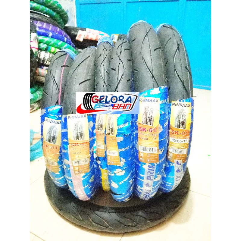 Terlaris Ban Montor Primaax Sk-01 Ukuran 50/90-17 Ban 60/80-17 Ban 70/80-17 Ban 80/80-17 Ban