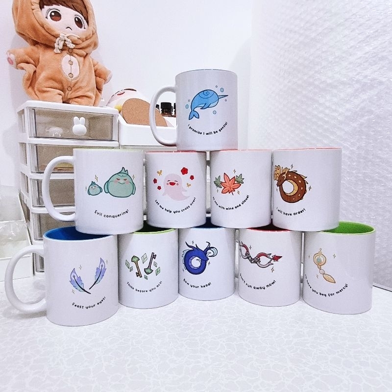 GENSHIN IMPACT MUG XIAO CHILDE ALHAITHAM ITTO ZHONGLI HUTAO BAIZHU WANDERER AYATO KAZUHA