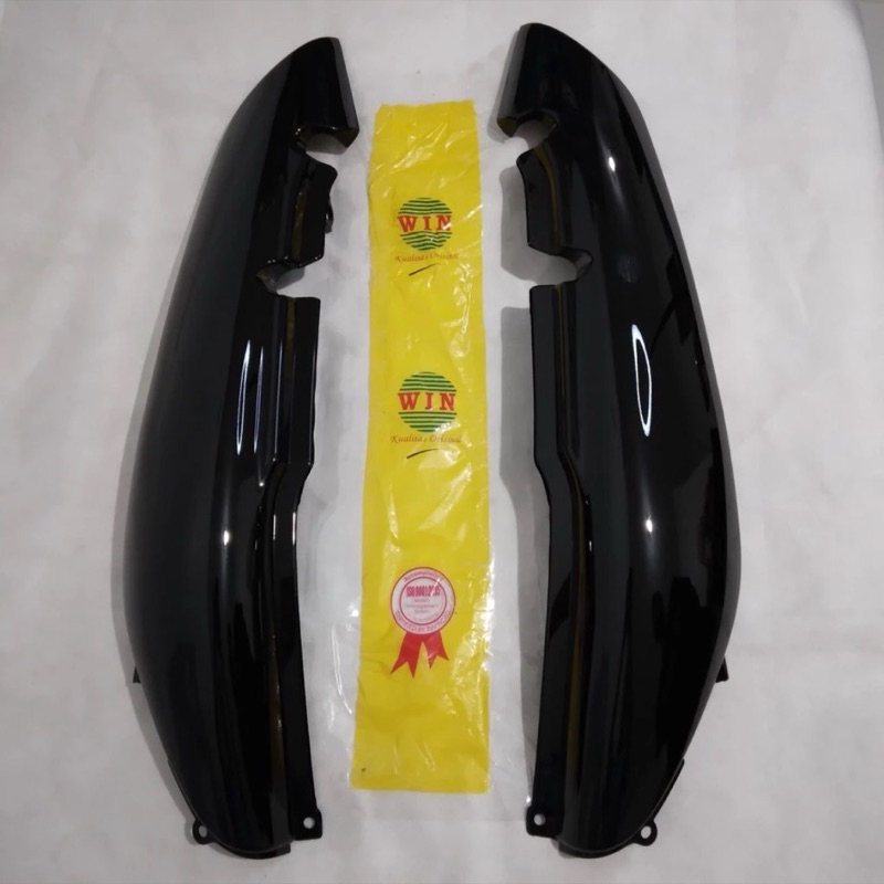 Cover body belakang kempol set Tiger 2000 tiger lawas tilas hitam WIN