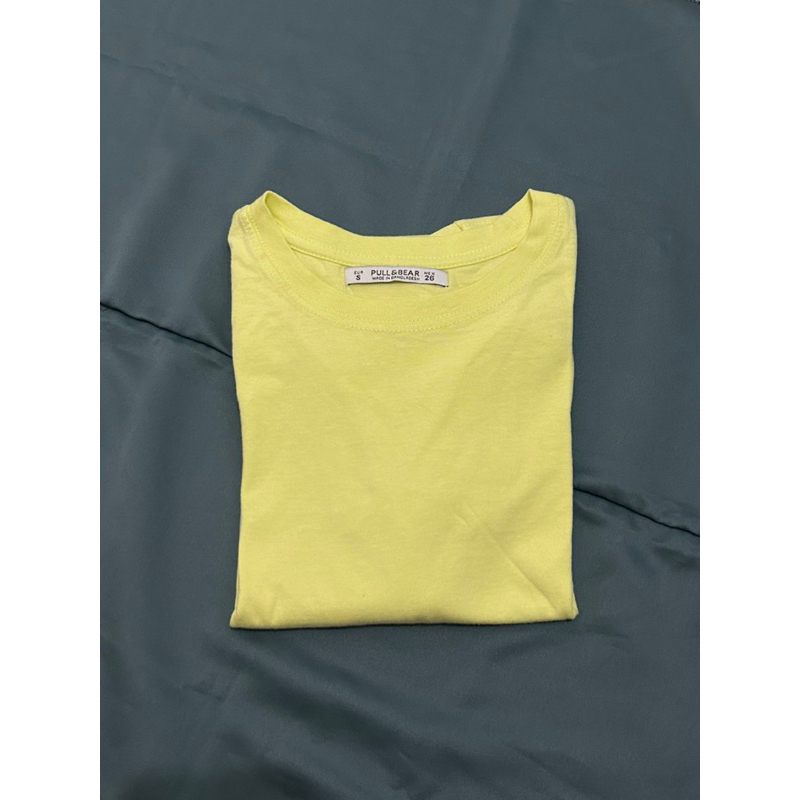 kaos pull & bear - neon (preloved)