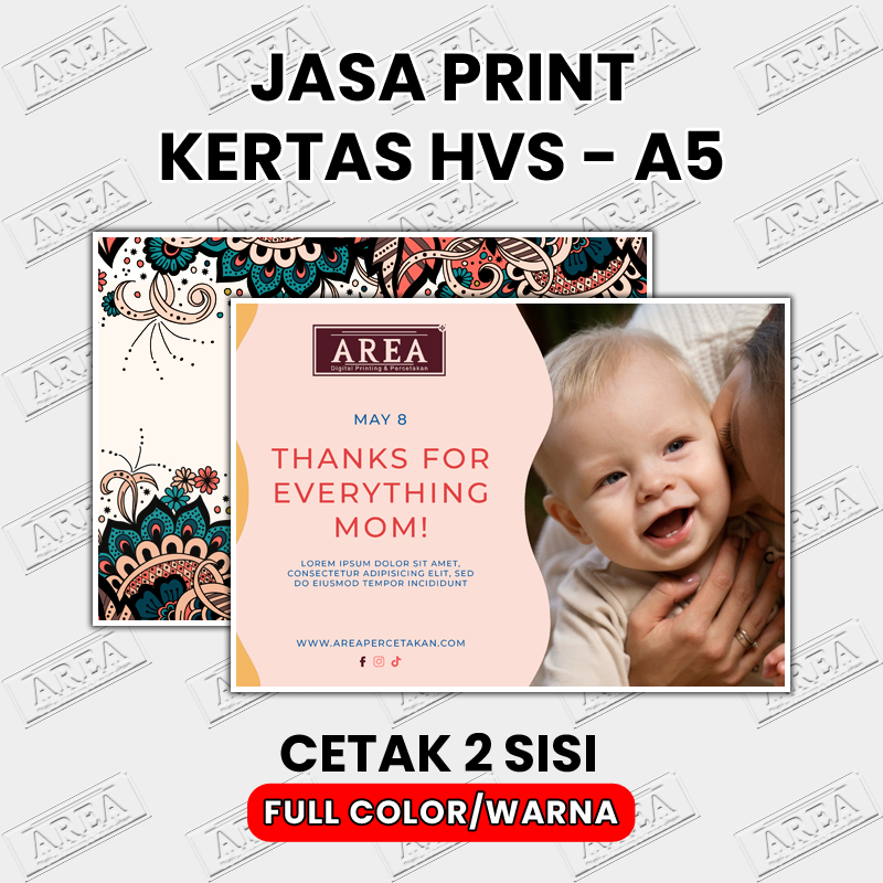 

Print Kertas HVS A5 Full Color/Warna 2 Sisi (Bolak Balik)