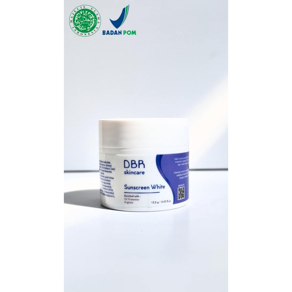 DBR Skincare Sunscreen White