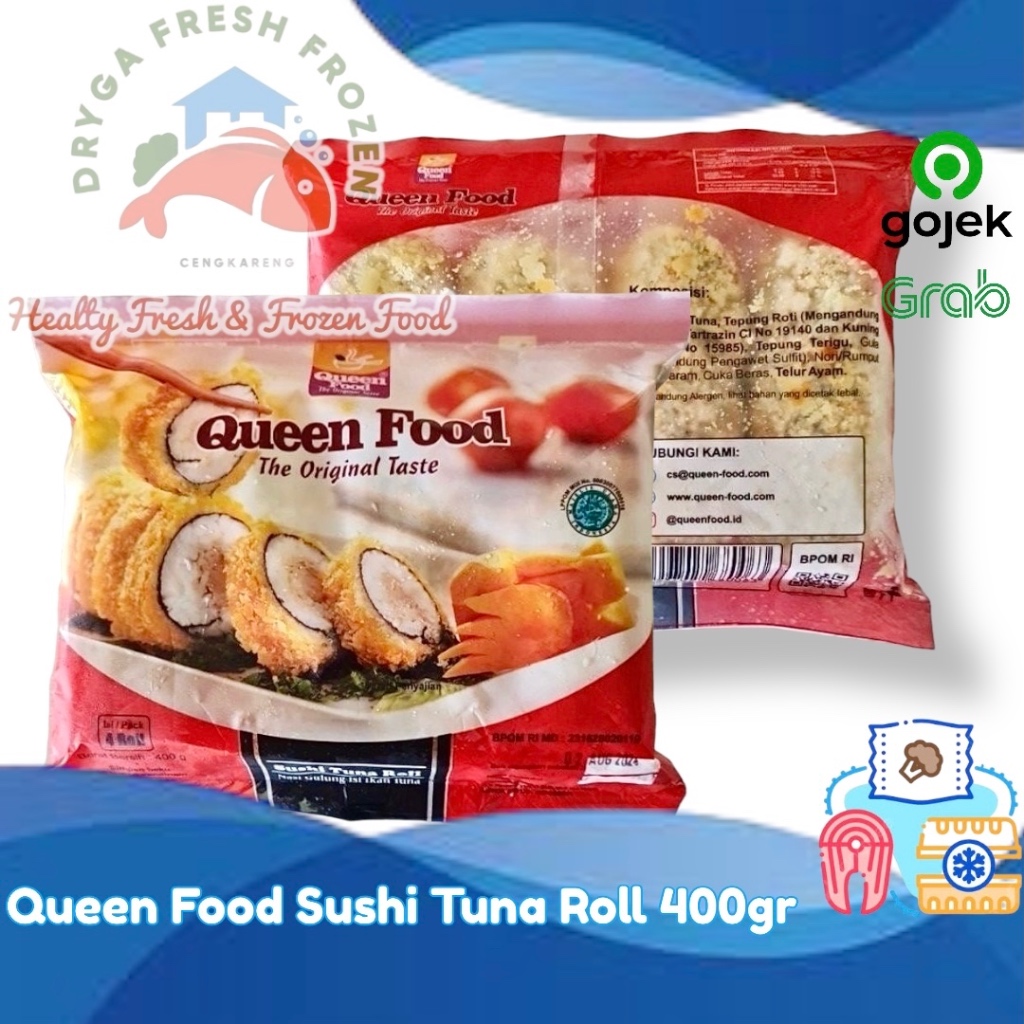 

Queen Food Sushi Tuna Roll Isi Ikan Tuna 400gr