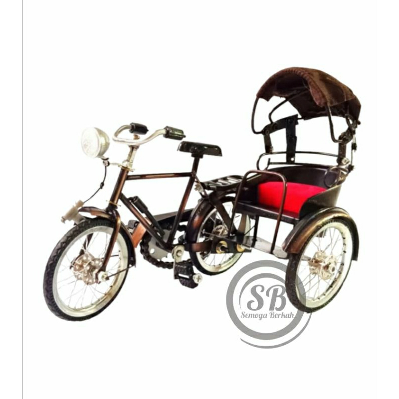 Miniatur Becak Medan Becak mini