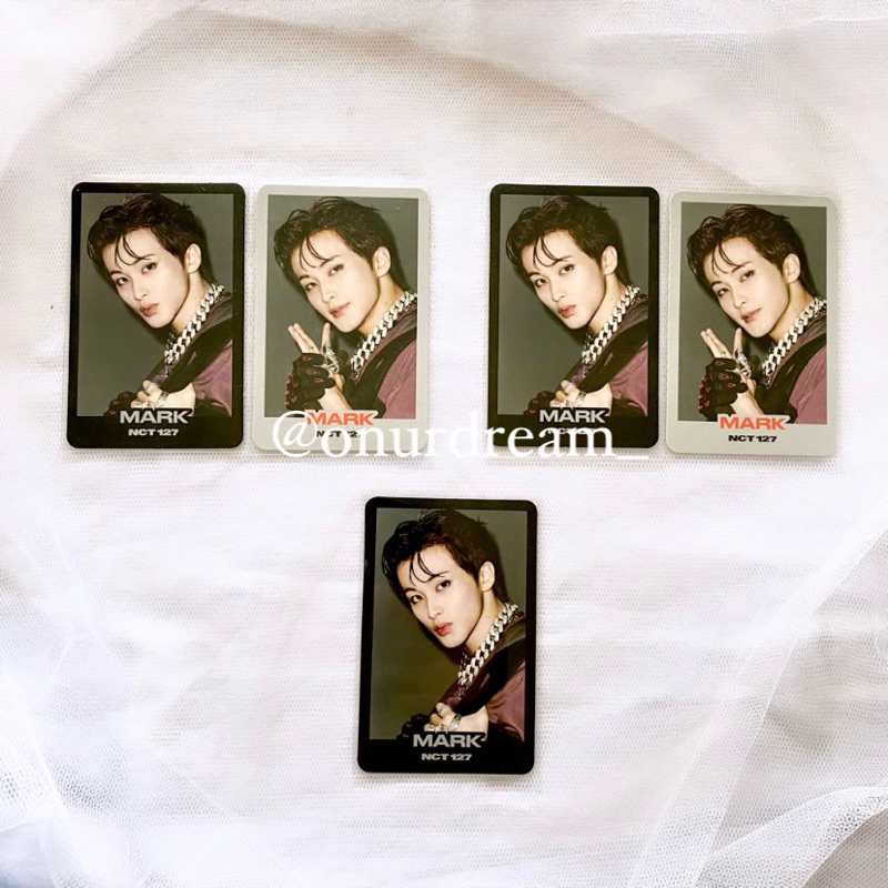 NCT 127 - 2 Baddies Trading Card Mark Black Silver Konsep