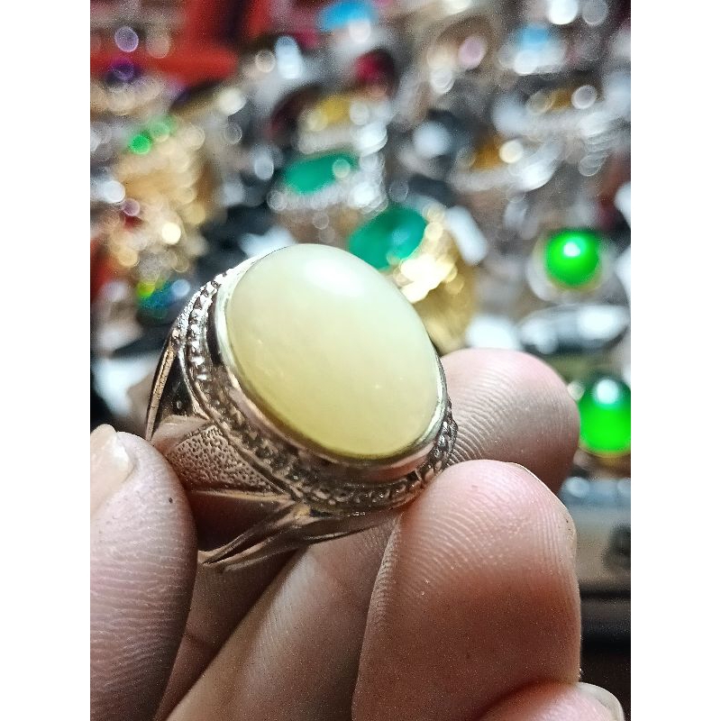 Batu cincin manigajah asli ring alfaka harga termurah