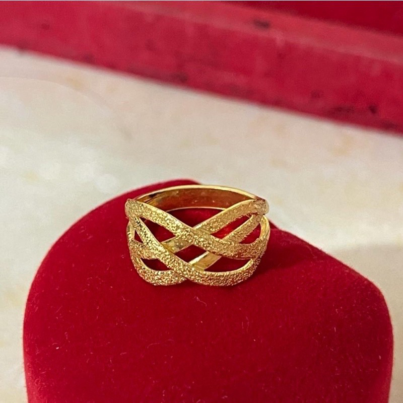 cincin emas 24k emas asli 99