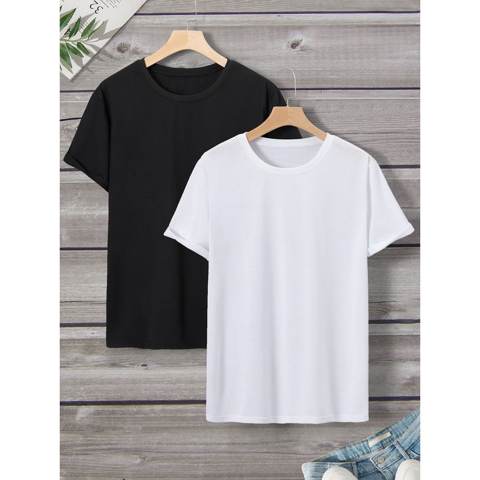 [PROMO] KAOS POLOS LENGAN PENDEK KAIN TC