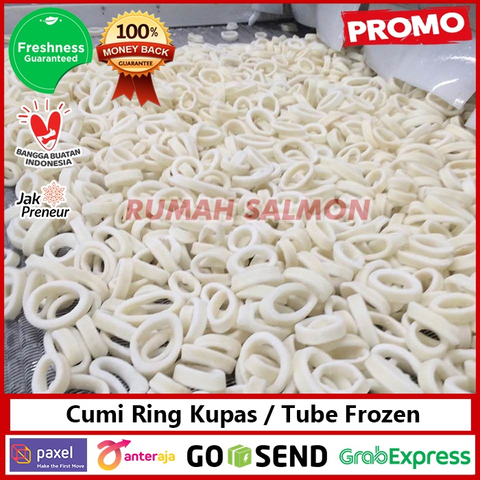 

Cumi Ring Cincin / Cumi Camalari Frozen / Cumi Cincin 1kg Seafood