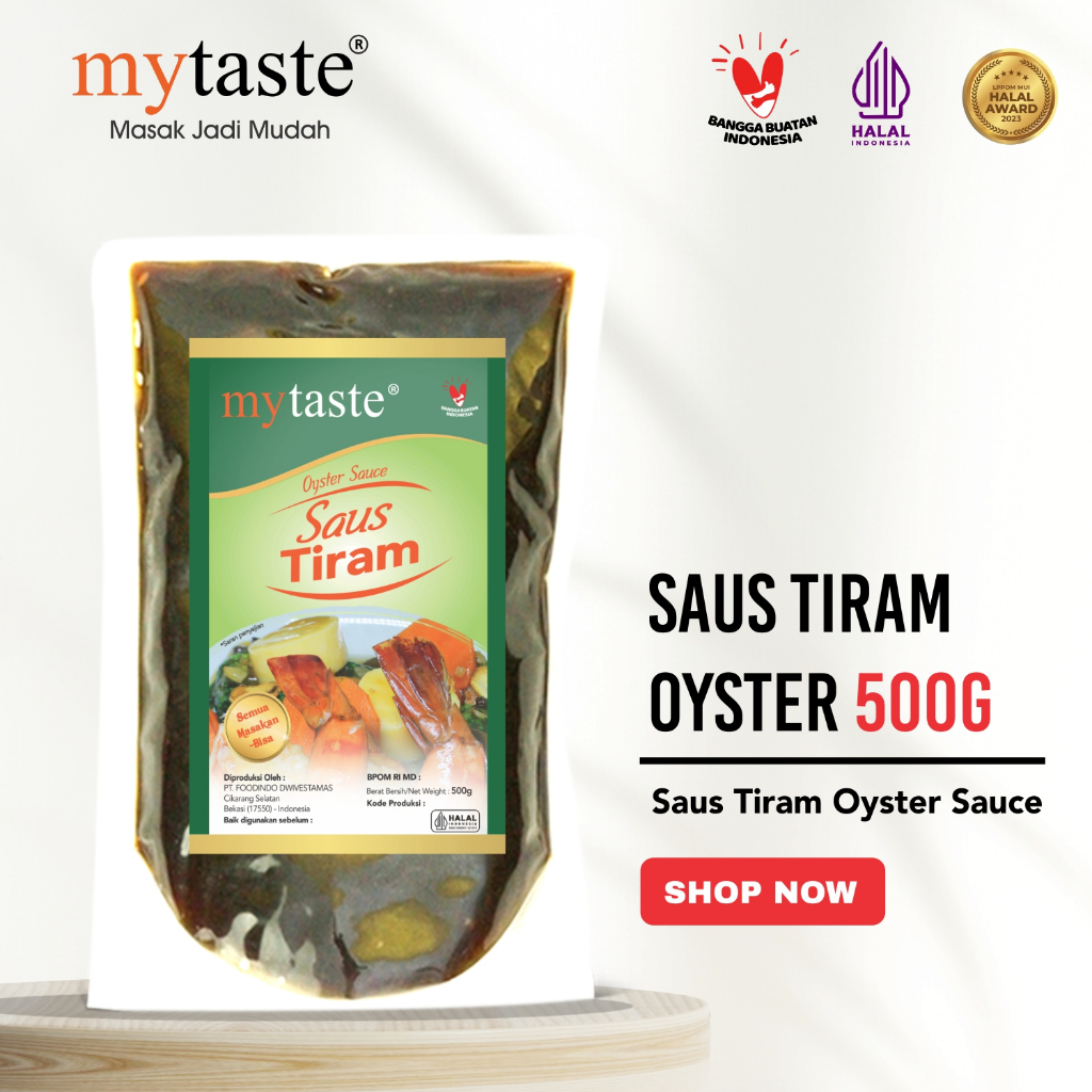 

Saus Tiram My taste 500g oyster sauce praktis