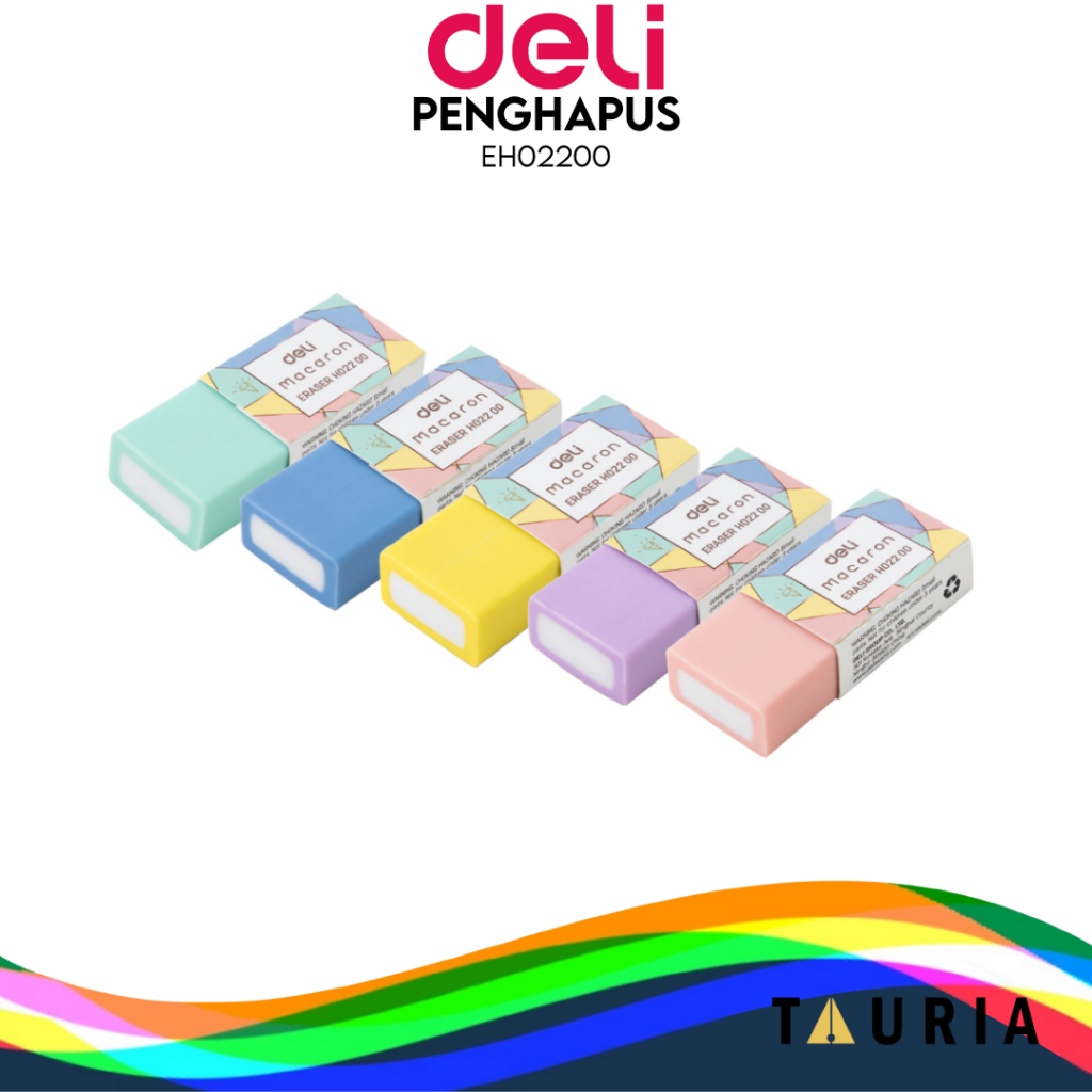 

Deli Penghapus 50 * 20 * 11mm 5 Warna (campuran) EH02200