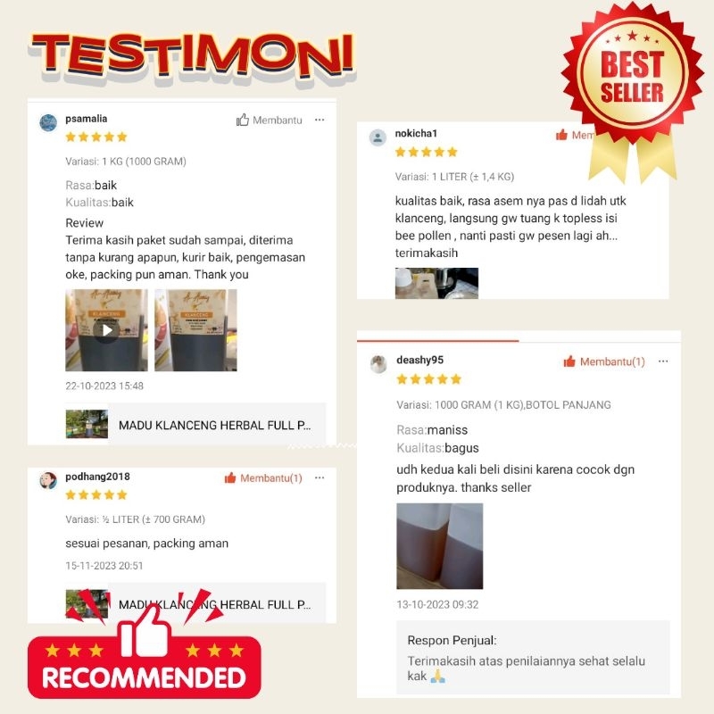 

2Xbtygneal Sakha Snack ) Madu Multiflora Madu Asli 100 % Murni Original Ternak Berat Bersih 1,4 Kg