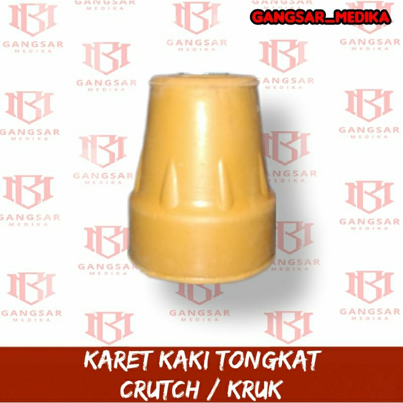 Karet Kaki Tongkat Crutch / Karet Kaki Kruk - Satuan