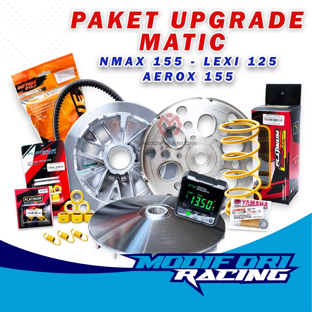 UPGRADE KIRIAN CVT NMAX 155 - PAKET KIRIAN CVT CUSTOM AEROX 155 -ORI - NMAX