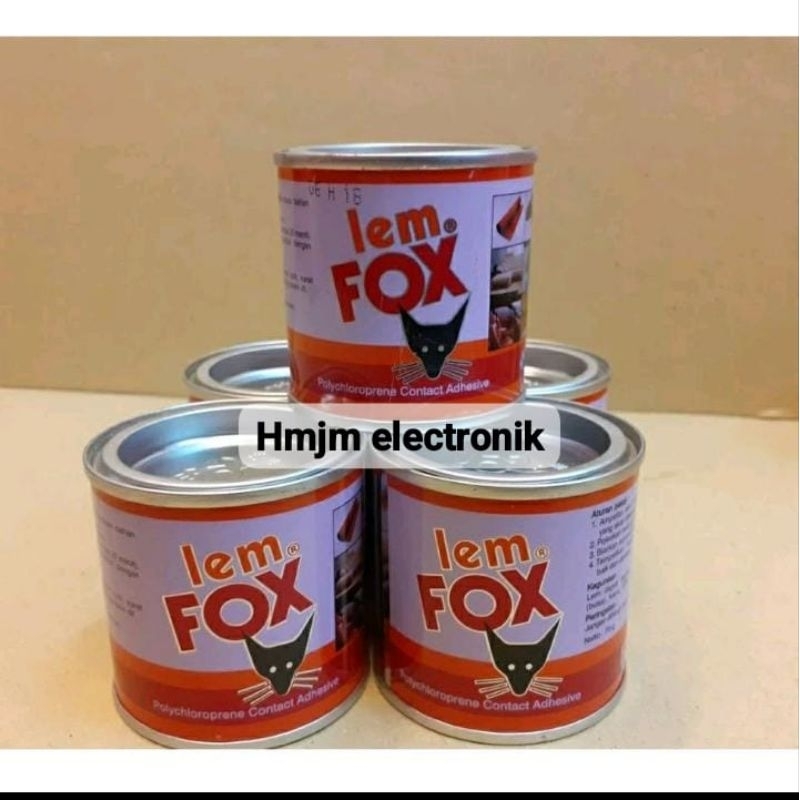 

Lem Fox Kaleng 70cc/Lem Serbaguna/Lem Fox Kuning Kaleng 70 gr/Fox Kaleng Kecil/Lem Aibon