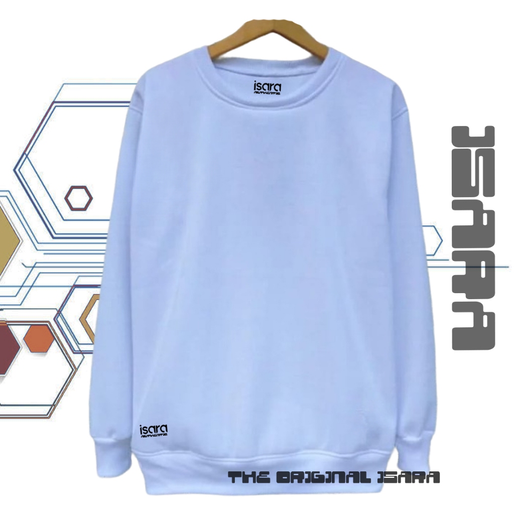 Jaket Crewneck Cowok Oriaginal Distro Warna Putih Jaket Pria Oversize Terbaru Switer Crewneck Pria W