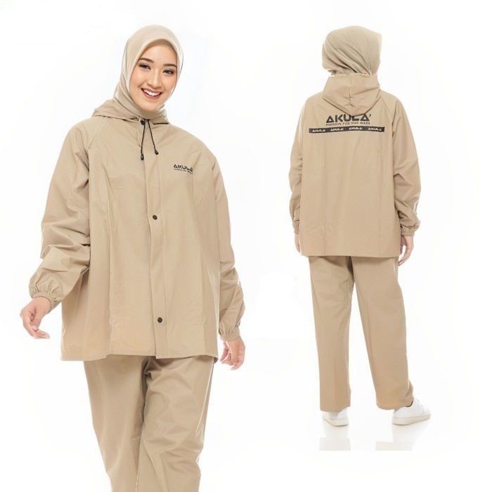 Jas Hujan Setelan Wanita Dan Pria / Jas Hujan Akula
