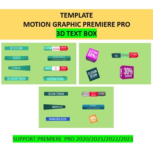 Template Motion Grafik MOGRT Premiere Pro