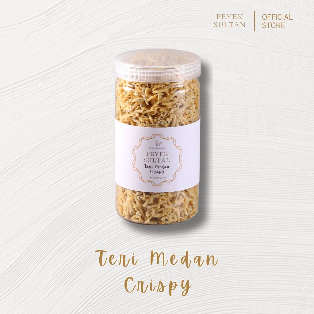 

PEYEK SULTAN - Teri Medan Crispy (Extra Large - XL)