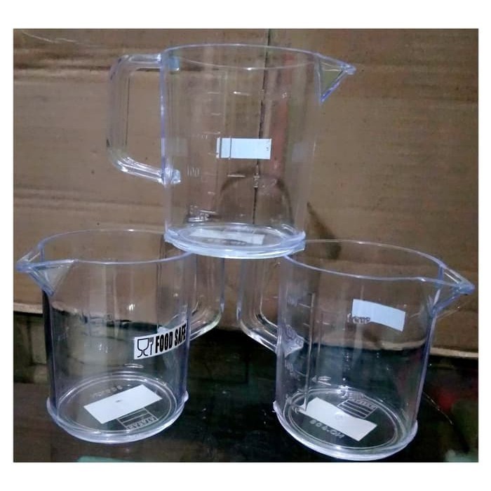 GELAS TAKAR / GELAS TAKAR 200ML / GELAS TAKAR PLASTIK