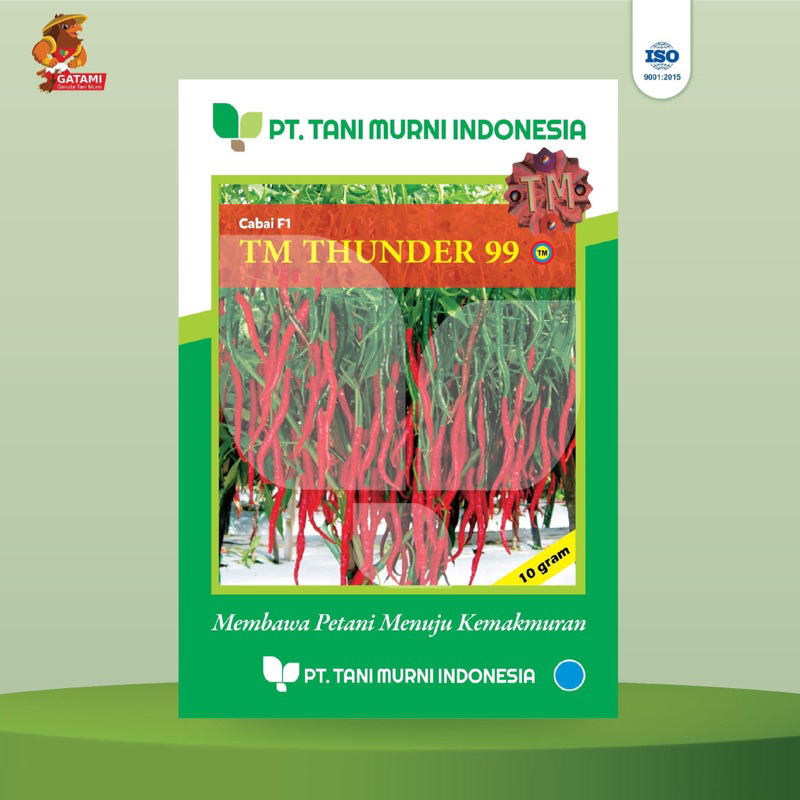Benih bibit Cabe keriting TM THUNDER F1 10 gram