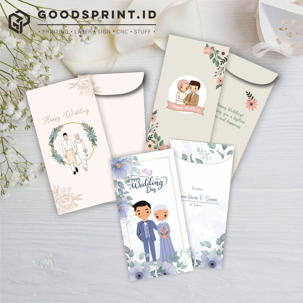 

Amplop Wedding Hijab Angpao Nikah Muslim Angpau Pernikahan Ready Stock