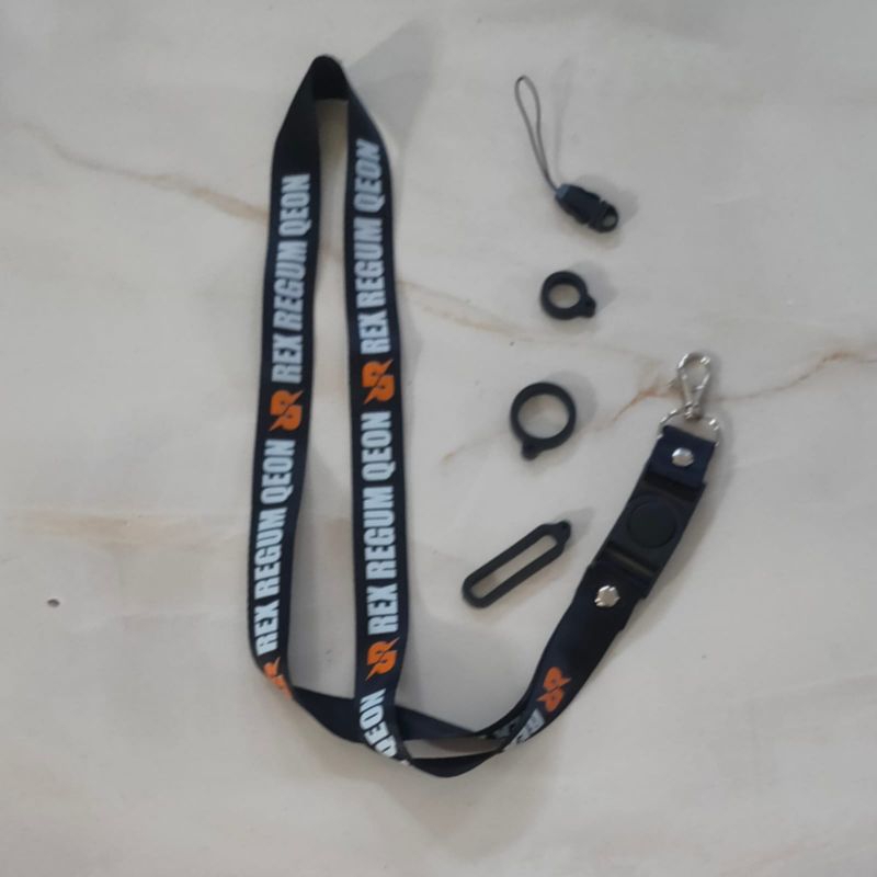 

TALI LANYARD RRQ REX REGUM QEON / LANYARD HITAM Premium lanyard E-SPORT / gantungan kunci / gantungan id card / gantungan flashdisk / nametag hp name tag / handphone BEST SELLER COD