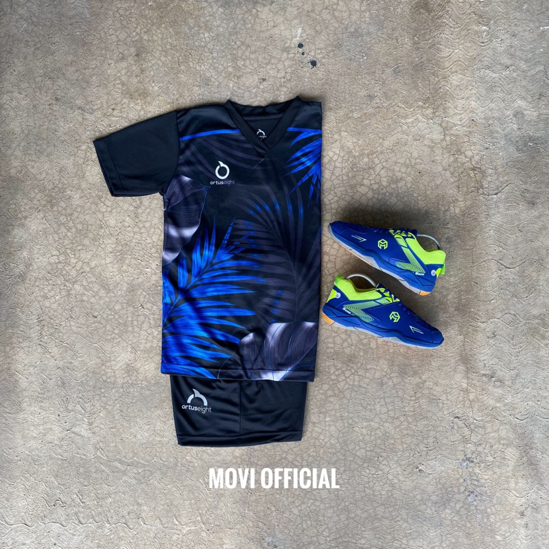 PROMO TERBATAS SEPATU BADMINTON MOVI ERGO ORIGINAL FREE JERSEY PRINTING PRIA WANITA