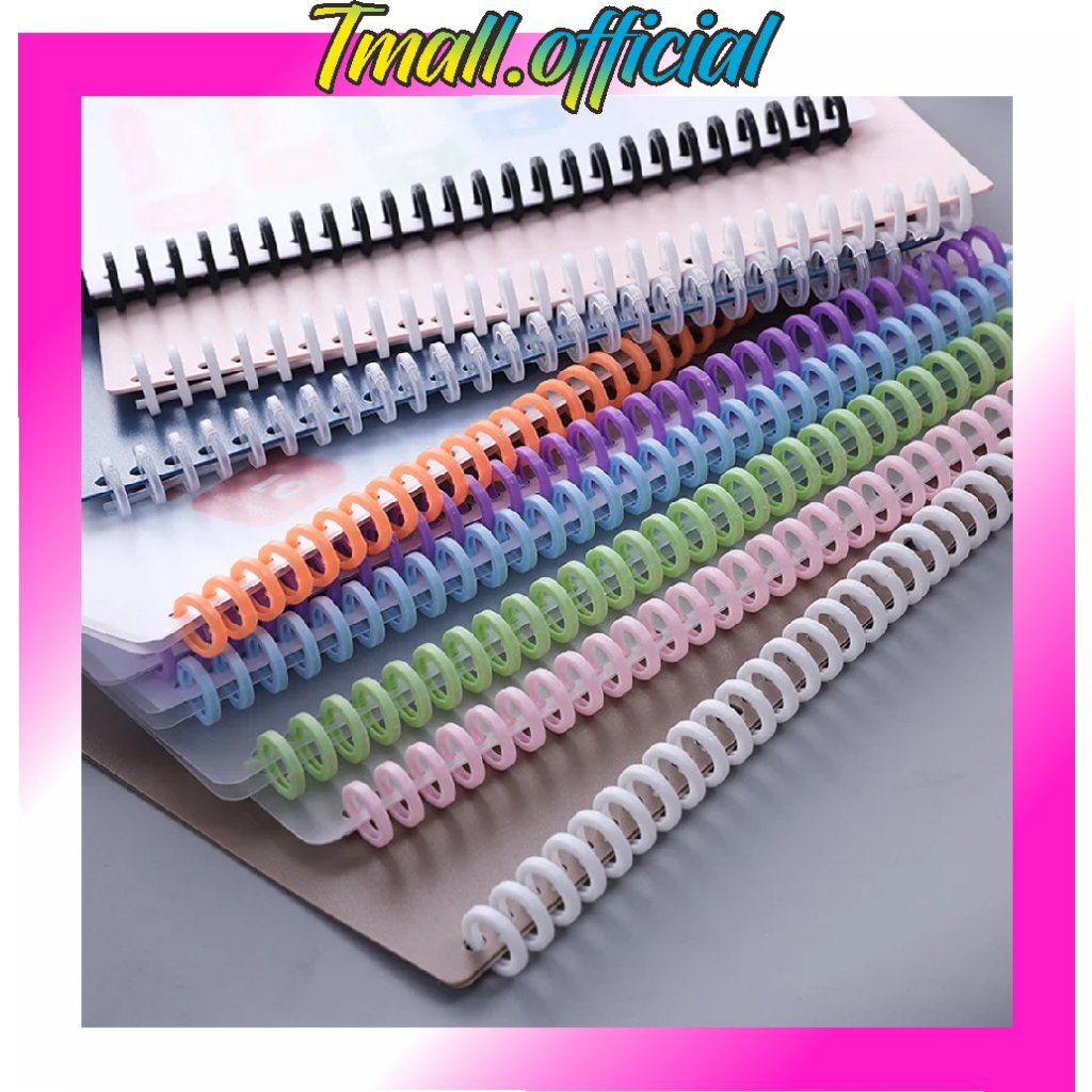 

❄ TMALL ❄ Ring Binder Plastik Spiral 30 Lubang Untuk Loose-leaf paper S113