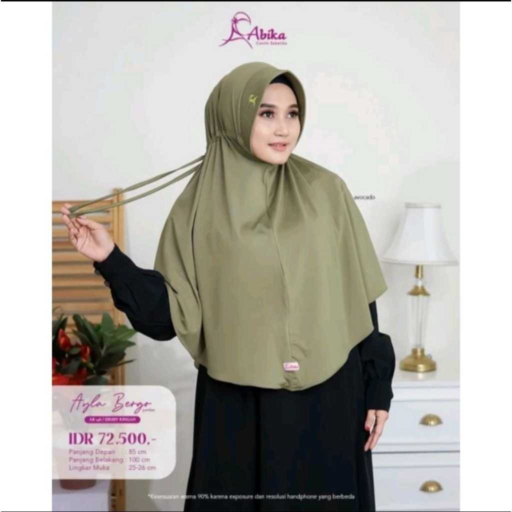 HIJAB BERGO JUMBO INSTAN BERGO AYLA BY ABIKA