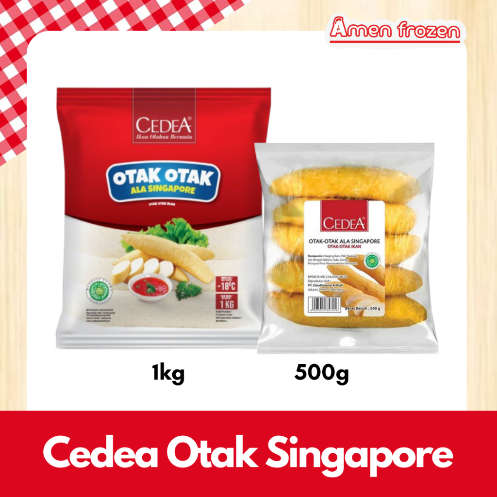 

Cedea Otak - Otak Ala Singapure 500g & 1kg