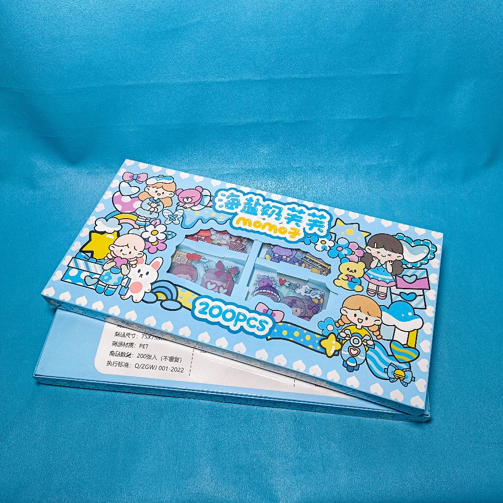 

Stiker Nono Momo Cici Sticker Momo Isi 200 Lembar PVC 1 Box 4 warna StickeR Anak Gambar Kartun Lucu