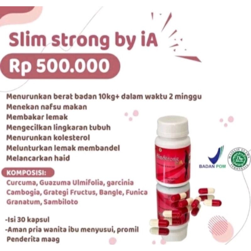 SLIM STRONG HERBAL BY ICHAANNISA // BY IA