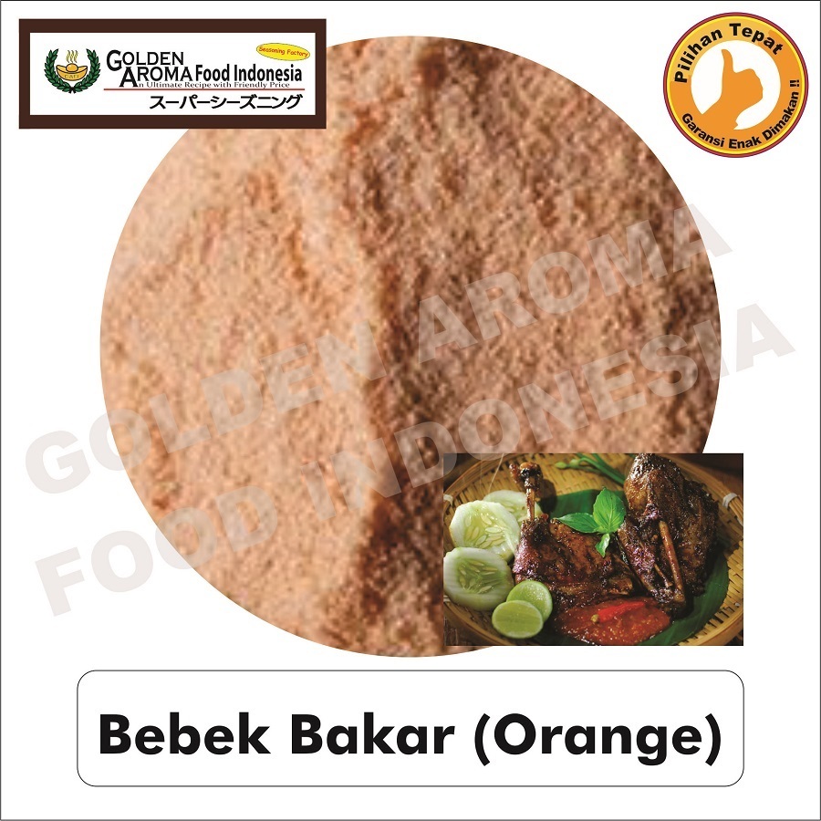 

Bubuk Tabur Rasa Bebek Bakar Orange 250gr Bumbu Serbaguna Enak Murah Halal 1/4Kg Seasoning Powder