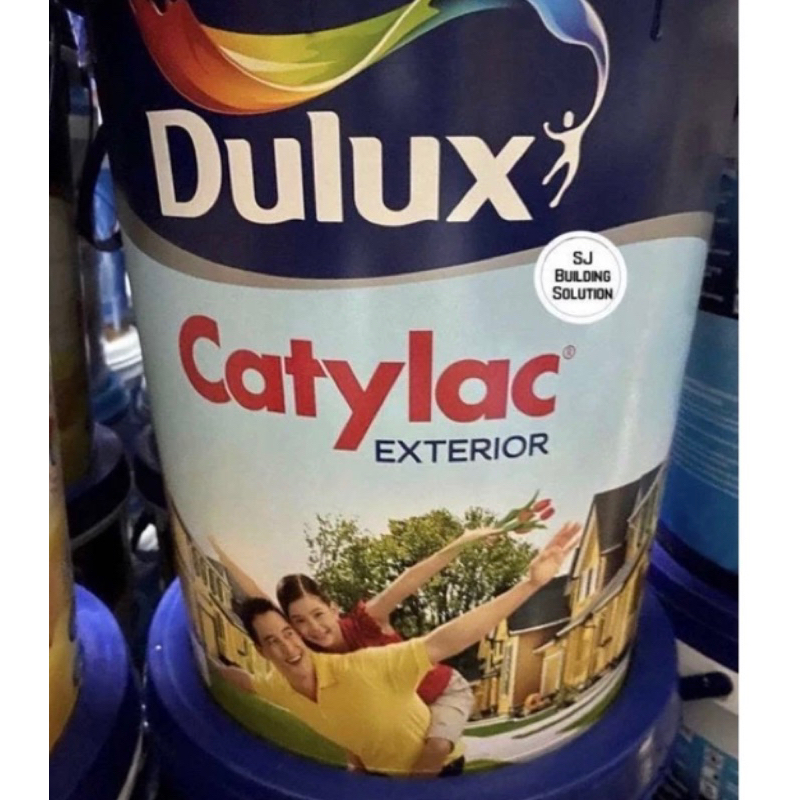 Cat Tembok Dulux Catylac Exterior 5 kg Abu Abu grey 5kg Abu Abu Cat Air Bagus