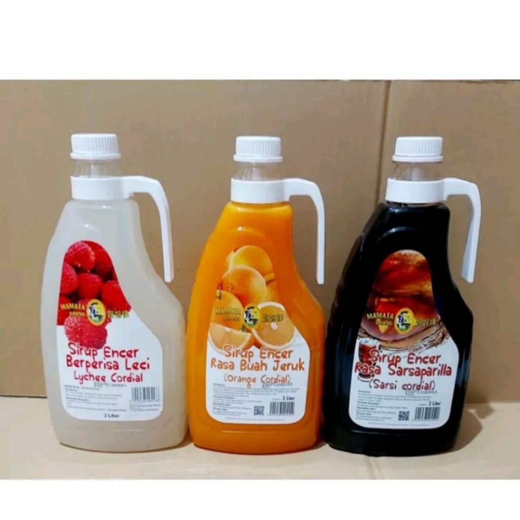 

[oddsolshop] pekanbaru/Mamata Brand Sirup Encer 2L / Cordial Syrup