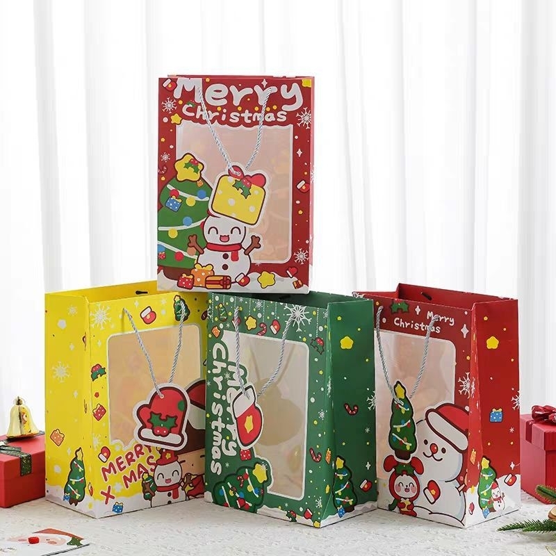 

paper bag natal besar jumbo / goodie bag natal / xmas christmas gift kado hantaran tas kantongan packaging