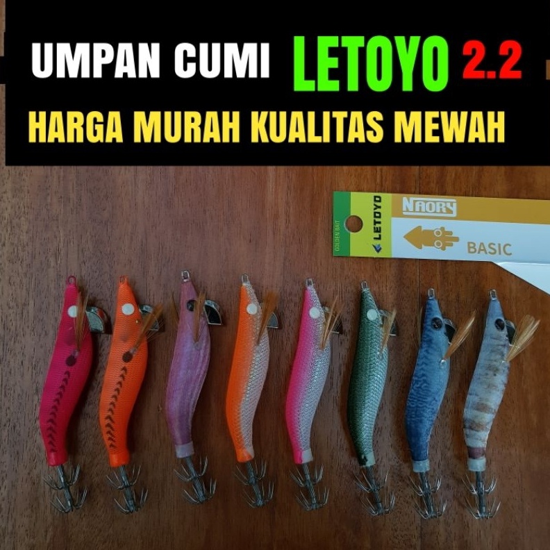 ✨BIG SALE✨ UMPAN CUMI / EGI LETOYO 2.2 murah