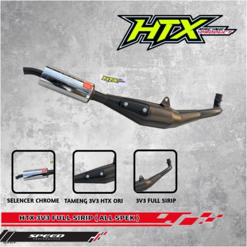 knalpot fizr prepet full sirip mirip AHM by htx