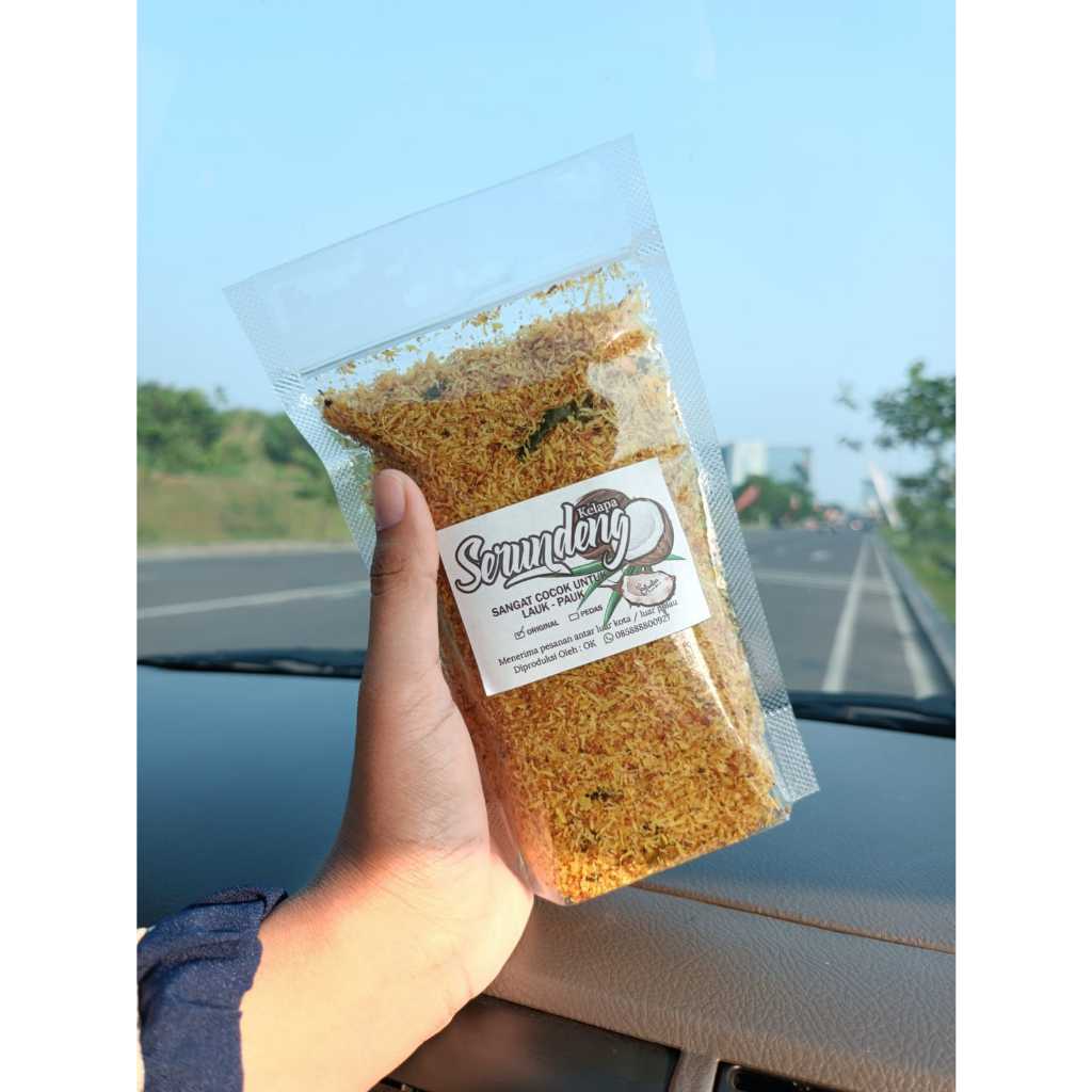 

Serundeng Kelapa 500gr Srundeng Original Pedas Gurih Daun Jeruk | Ofeelia Krunch