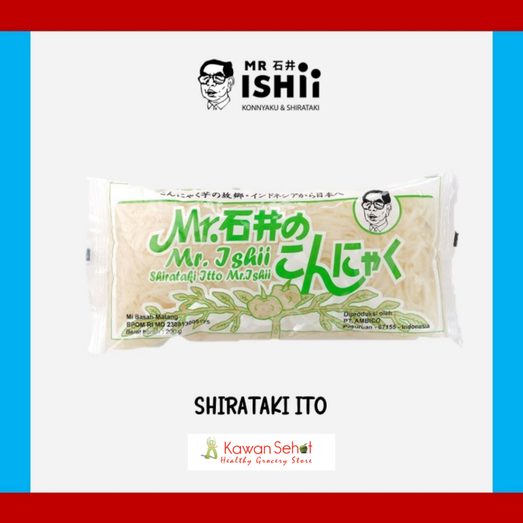 

Mr. Ishii Shirataki Itto | Mie Shirataki Ito | Mie Shirataki Basah 200gr